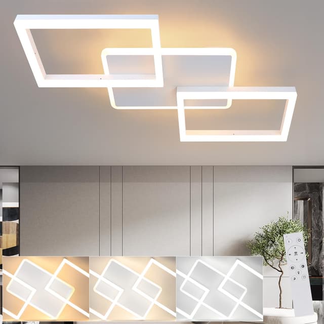 🌟 Modernes Design LED Deckenlampe für Wohnzimmer und Schlafzimmer 🌙