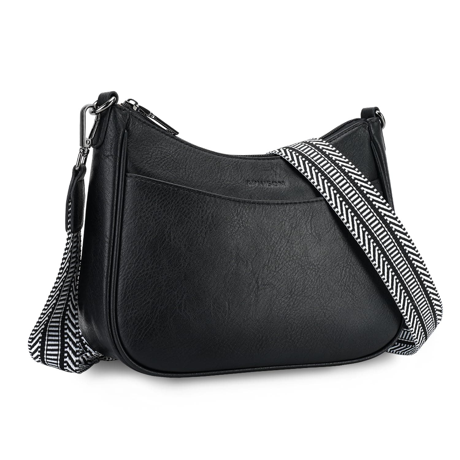 👜 APHISON Klein Crossbody Bag - Damen Umhängetasche aus veganem Leder