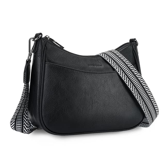 👜 APHISON Klein Crossbody Bag - Damen Umhängetasche aus veganem Leder