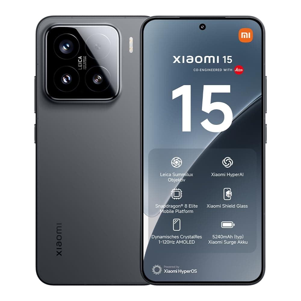 Angebot: Xiaomi 15 Smartphone, 12+512GB, Schwarz 📱🔥