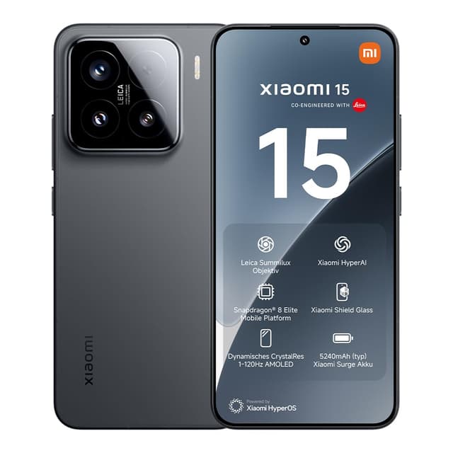 Angebot: Xiaomi 15 Smartphone, 12+512GB, Schwarz 📱🔥