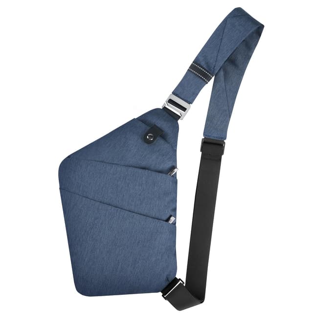 BROADREAM Schultertasche - Anti-Diebstahl Sling Bag für Herren