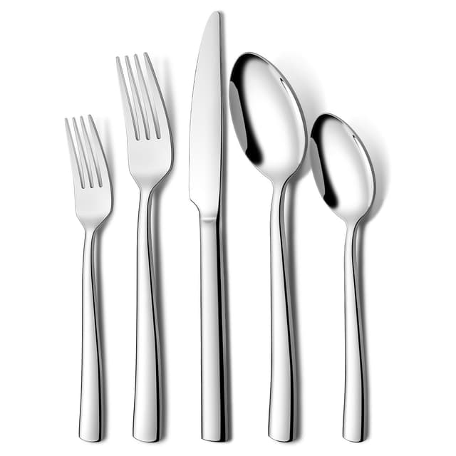 🍴 Terlulu Besteck Set 12 Personen, 60 teilig Edelstahl Besteckset 🍴