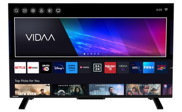 📺 Toshiba 43QV2363DAW 43 Zoll QLED Fernseher/VIDAA Smart TV (4K UHD, HDR Dolby Vision)