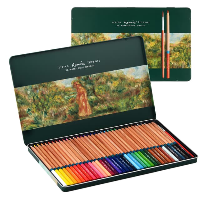 MARCO Farbstifte für Kinder – 36 wasserlösliche Farben 🎨