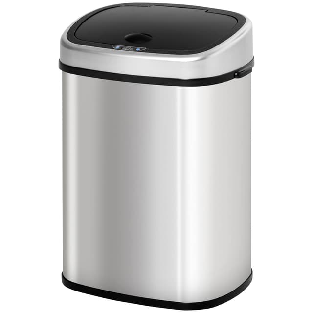 HOMCOM Mülleimer mit Sensor 48L 🗑️ Automatik Abfalleimer mit Bewegungssensor