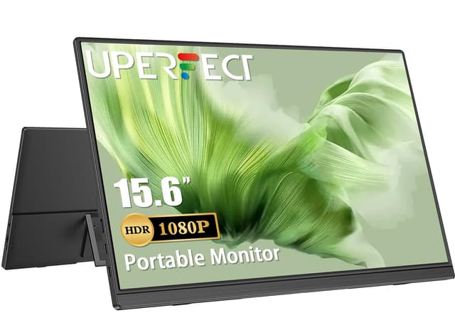 UPERFECT Tragbarer Monitor 15,6 Zoll 1080P HD IPS Display 🌟
