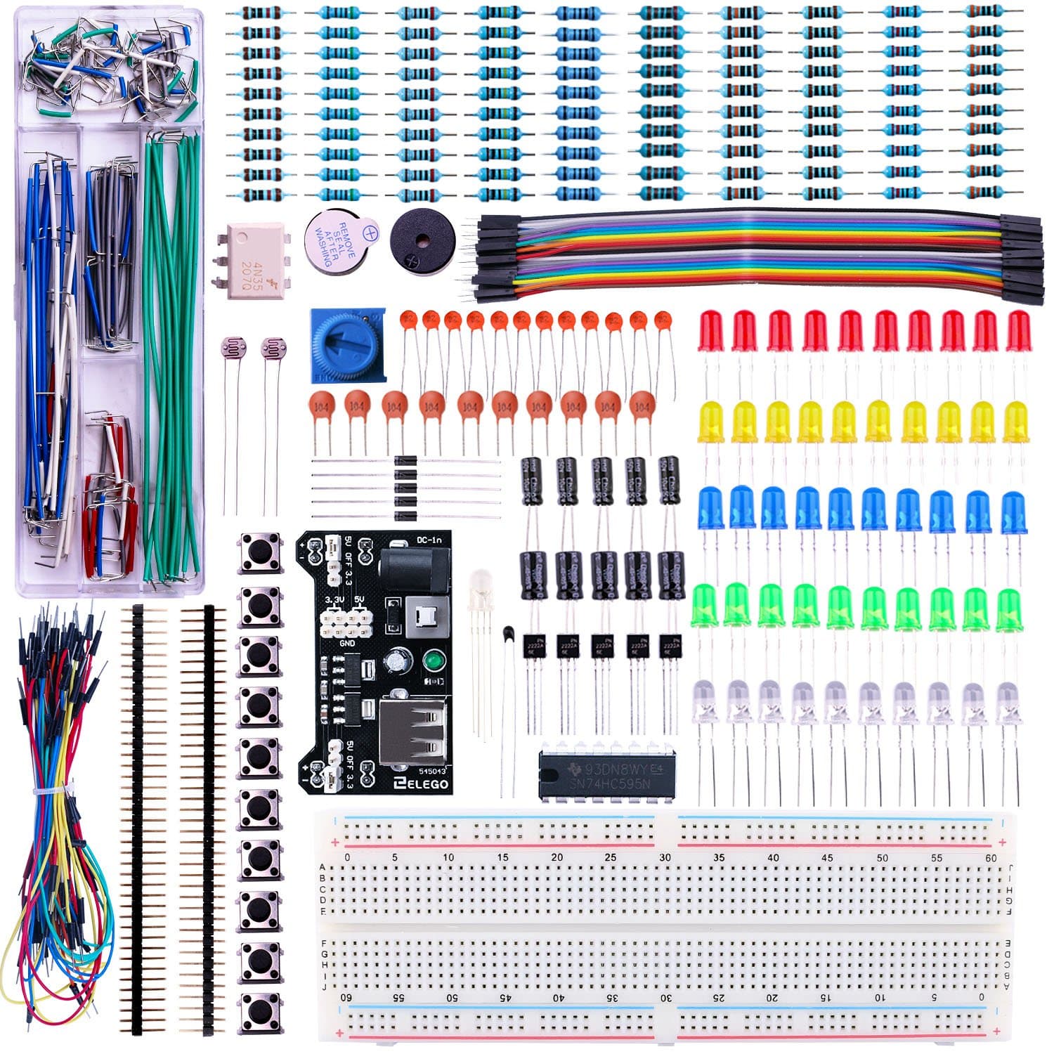 🔌🔋 ELEGOO Elektronik Lernset 🤖🎁 Arduino Spaßset 🛠️