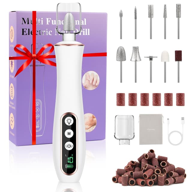 Elektrische Nagelfeile 10-in-1 Set 🌟 Maniküre & Pediküre Elektrisch