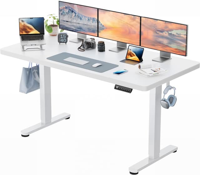 HUANUO Höhenverstellbarer Schreibtisch 160x80cm mit bürstenlosem Motor ⚡️