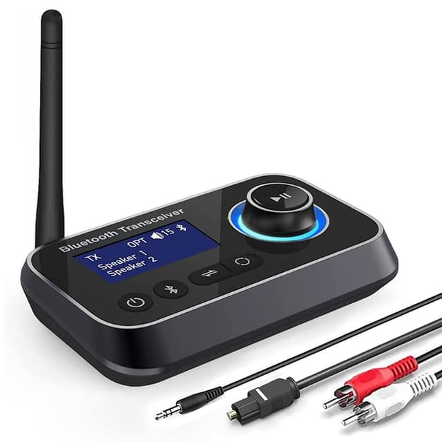 🎧 Ainostone 3-in-1 Bluetooth 5.3 Sender Empfänger für 2 Kopfhörer 🎶