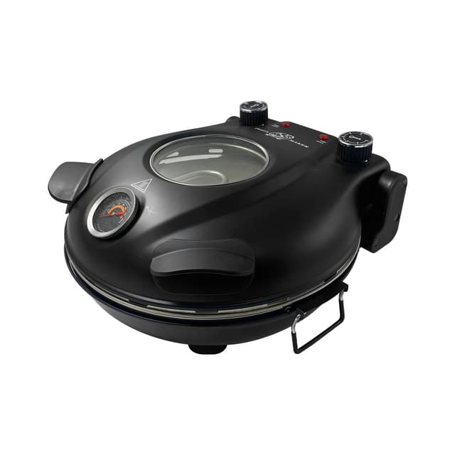 🍕 Klaif Elektrischer Pizzaofen 420 °C 1200 Watt | 5 Temperaturstufen | Knuspriger Boden in 4 Minuten 🚀