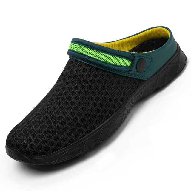 🌿👟 Sommer-Sale: SAGUARO Unisex Clogs in Dunkelgrün! 🌞