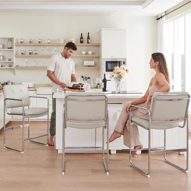 COLAMY Modernes Essstuhl-Set 4er 🪑🌟