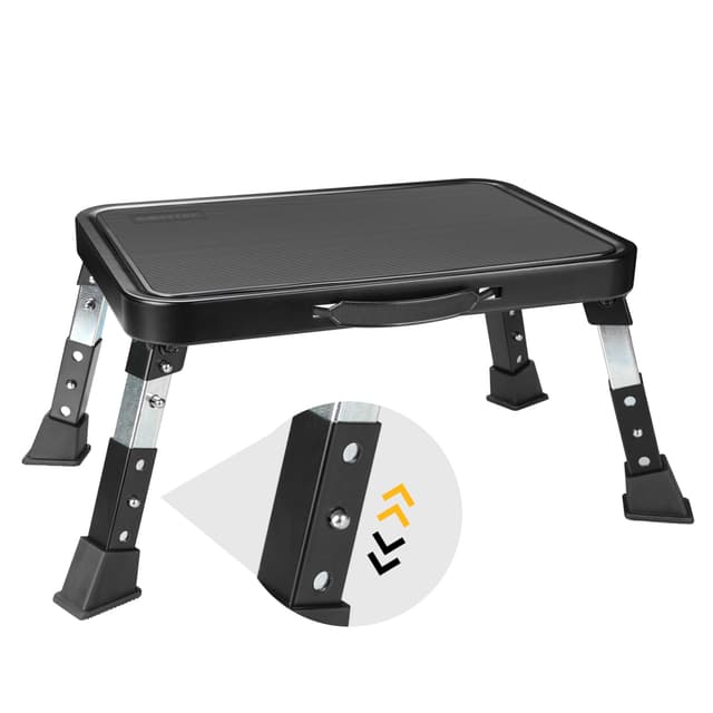 🌟 BONTEC 3-stufig höhenverstellbarer Tritthocker 🪜