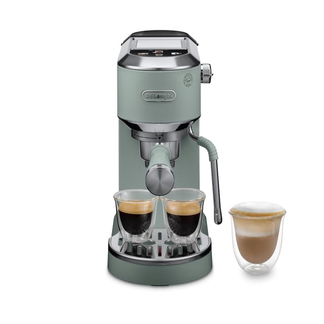 De'Longhi Siebträgermaschine Dedica Duo EC890.GR, Espresso & Cold Brew, 15 Bar, Grün Grün Dedica 2025 mit Cold Brew 🌟