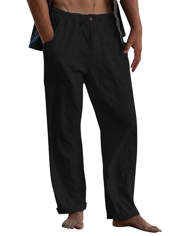 LVCBL Herren Leinenhose Sommer Herbst 🌞🍂