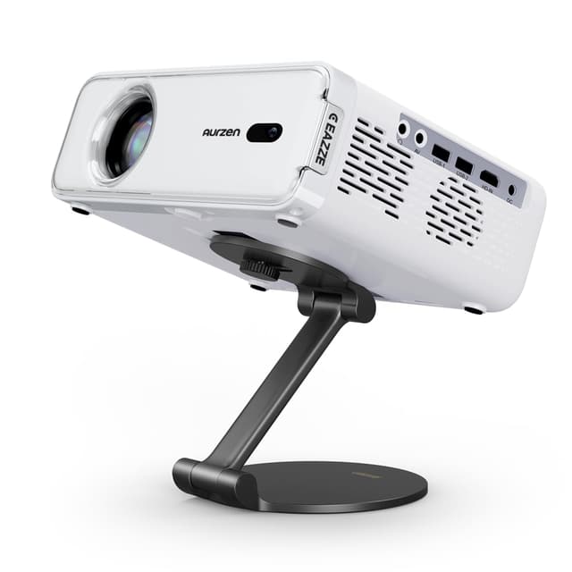 Aurzen Faltbare Beamer Halterung Ultrakompakt 🌟 | 180° schwenkbar & Schnellaufbau ⏩ | Projector Stand Universal kompatibel mit den Meisten Projektor für Benq, Wimius, Yaber, Acer