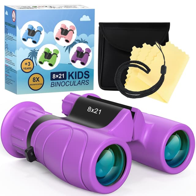 Kizplays® Fernglas für Kinder, 8x21 Starke Vergrößerung 🦜🔭