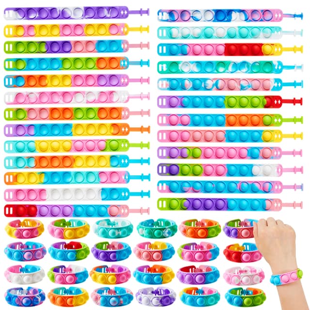 JOYIN 25 Pcs Pop-Fidget-Armband für Kinder 🎉🎈🧒👧