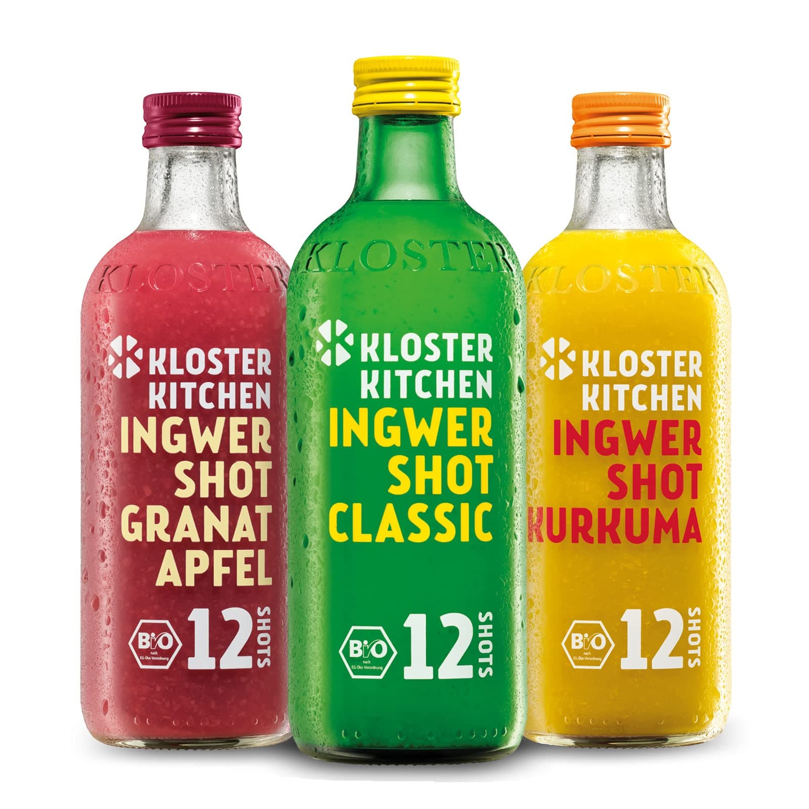 Angebot: Kloster Kitchen Bio Ingwer Shot 3er Mix 12SHOTS 🌿🥃