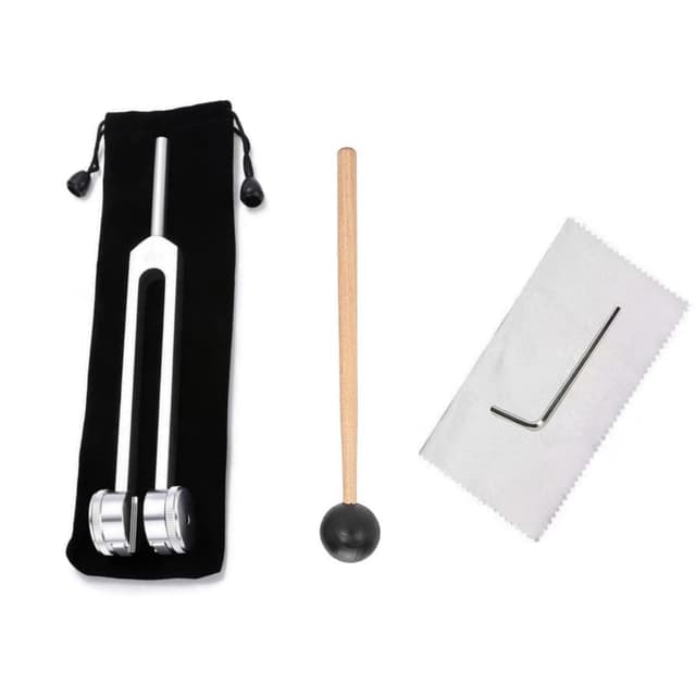 🎶 BOBOZHONG Stimmgabel 128 Hz aus Aluminiumlegierung mit Zubehör 🎵