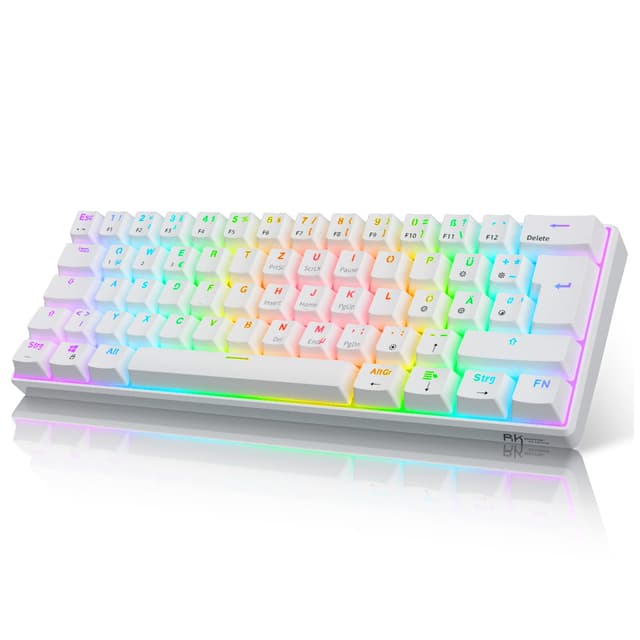 RK61 Mechanische Gaming-Tastatur 🌈 60% mit RGB-Beleuchtung 🎮