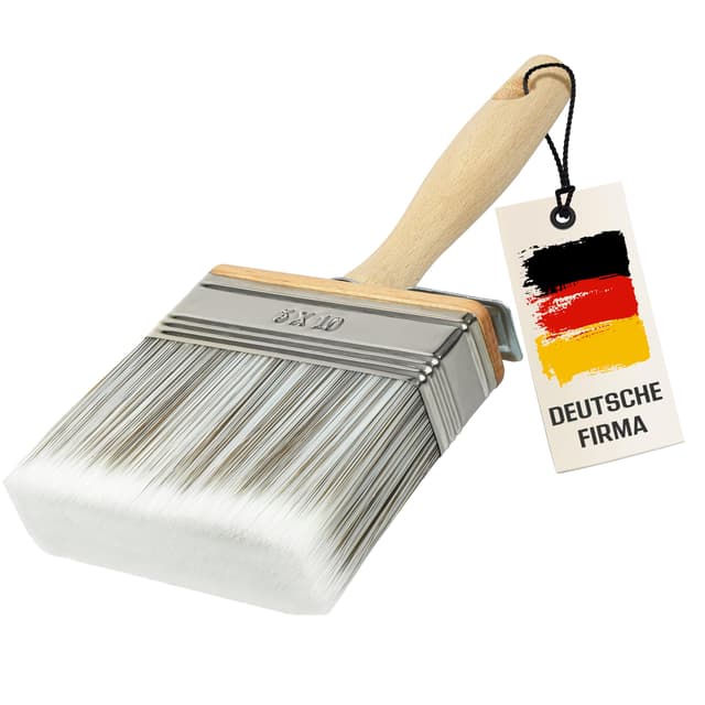 ORGAFLIX Flächenstreicher 100mm Premium 🎨🏅 - Kein Borstenverlust - Perfekt für große Flächen