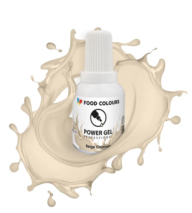 Food Colours Gelfarbe BEIGE CHAMOIS 20G 🎂🍰🌈