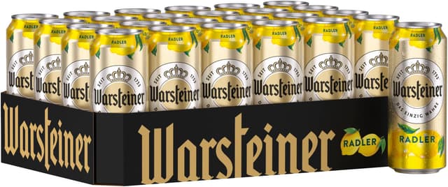 Warsteiner Radler Zitrone - Erfrischendes Biermischgetränk 🍋