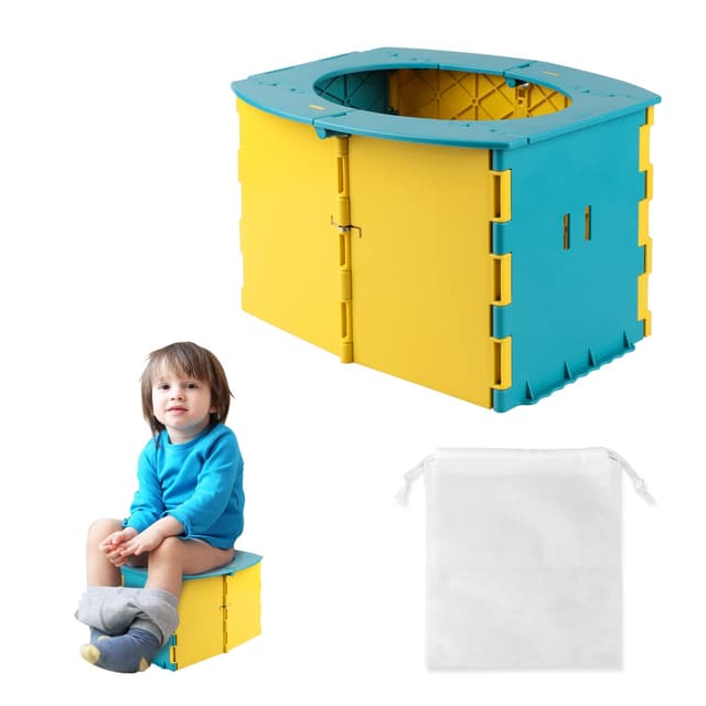 CPROSP Faltbar Toilettensitz Kinder Unterwegs, Mobiles Baby Töpfchen Tragbar - Angebot