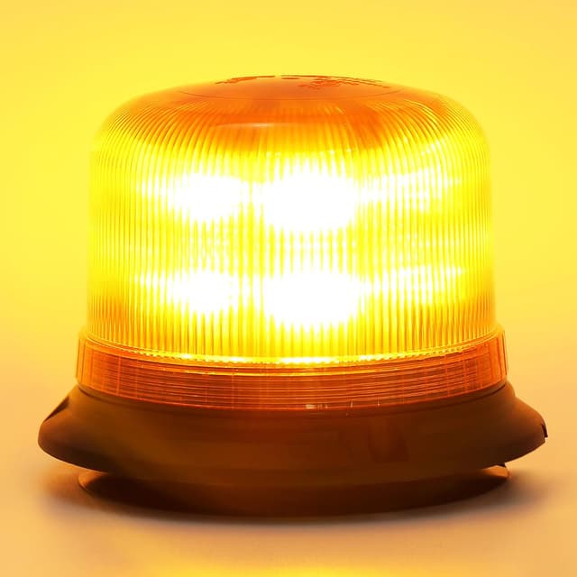 ETUKER 12V 24V Orange Rundumleuchte Magnet Blitzleuchte 🚨