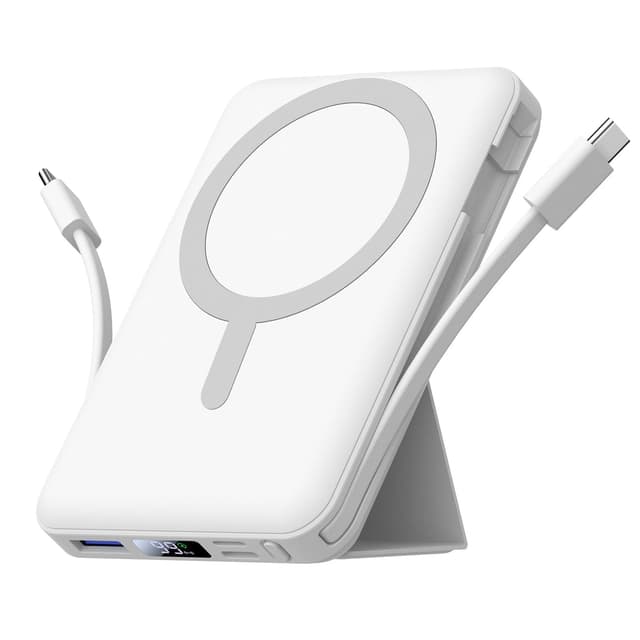 🔋🔌 Azmuth Power Bank für Magsafe iPhone 10000mAh | Magnetische Power Bank Wireless Schnellladen