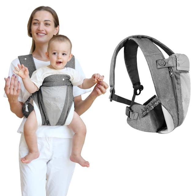 Aolso Tragetuch Baby, Babytrage für Neugeborene ab Geburt, Baby Bauchtrage Rückentrage 👶🎒