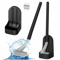 🚽🏌️‍♂️ Spezialangebot: Golf Toilettenbürste mit Langem Griff - Schwarz