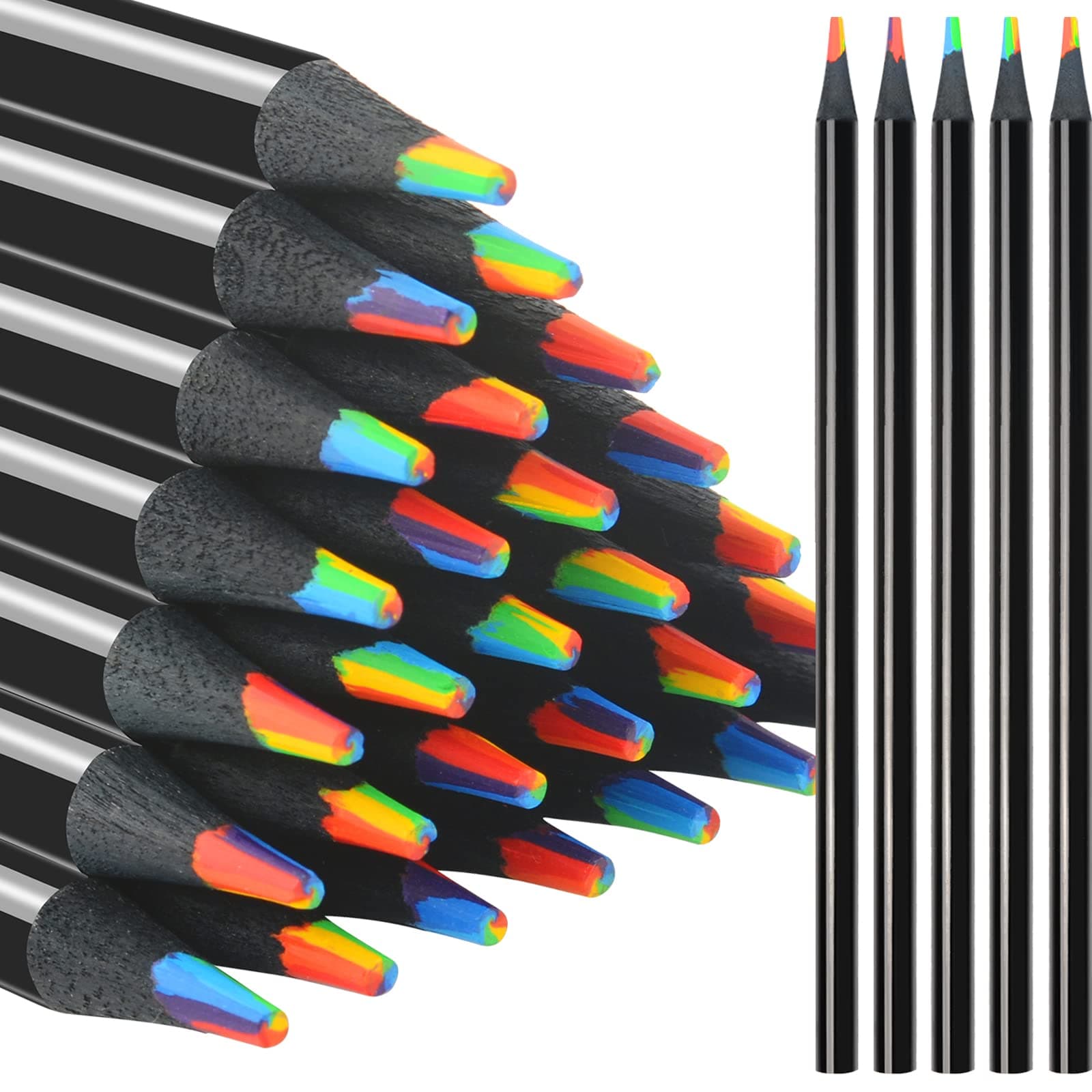 NSXSU 120 Stücke Regenbogen Buntstifte für Kinder - Angebot