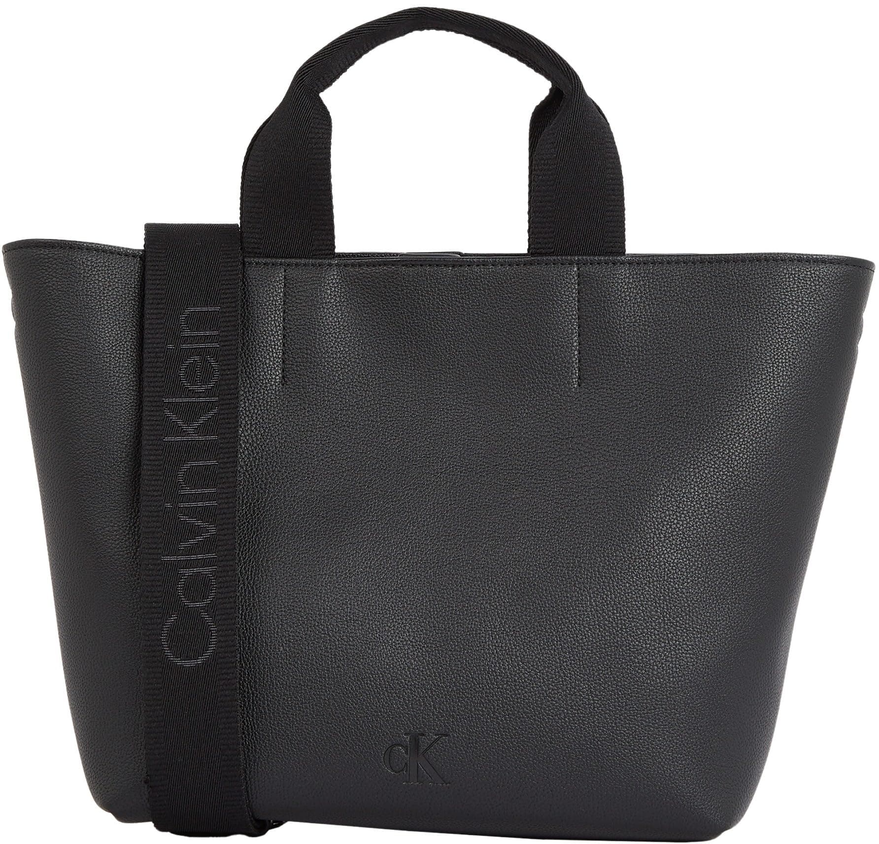 Calvin Klein Damen Tote Bag Tasche Ultralight Mini Klein, Schwarz (NA Black) 🖤👜