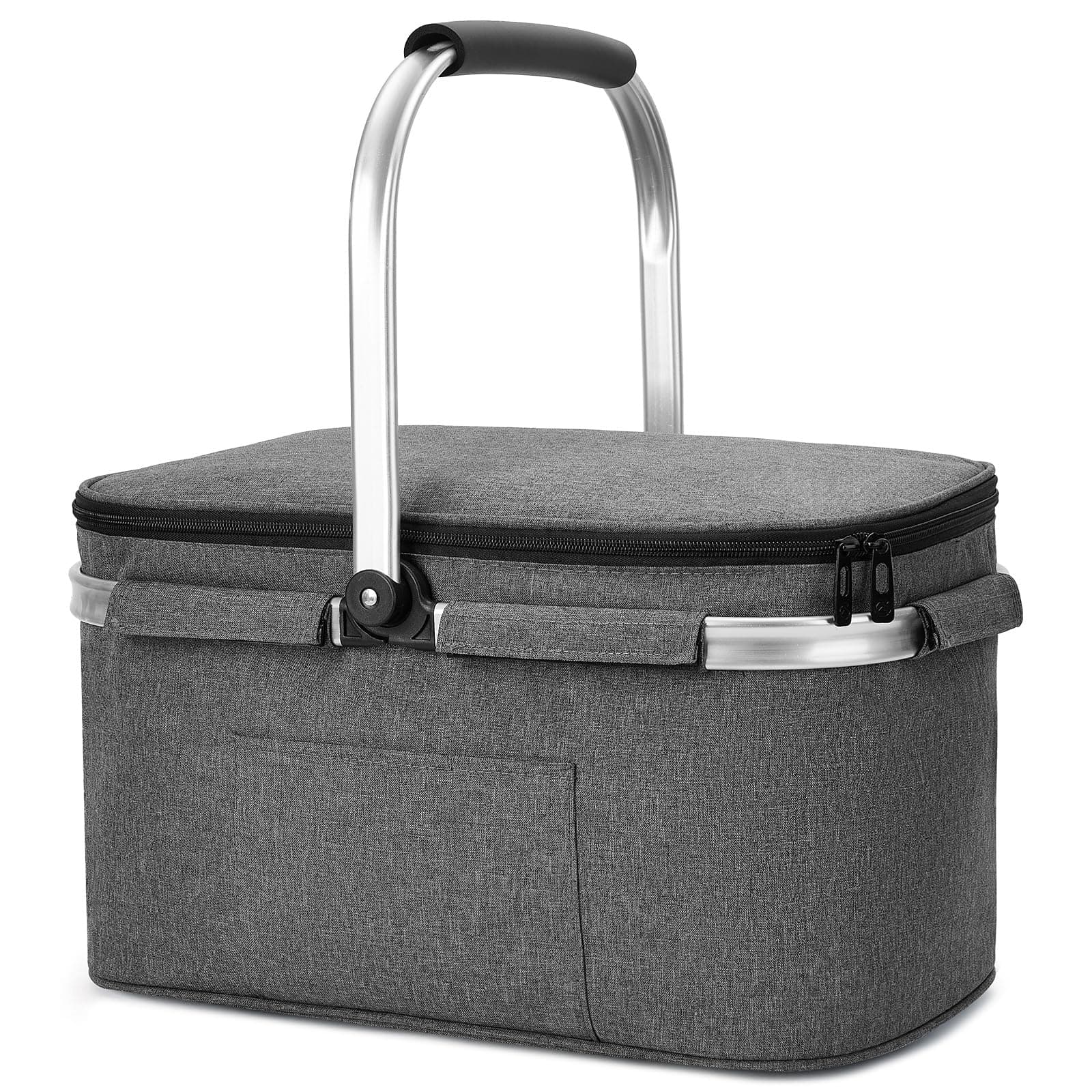 🧊 ALLCAMP Groß Faltbar Isoliert Kühltasche - Einkaufskorb Thermo 🧊