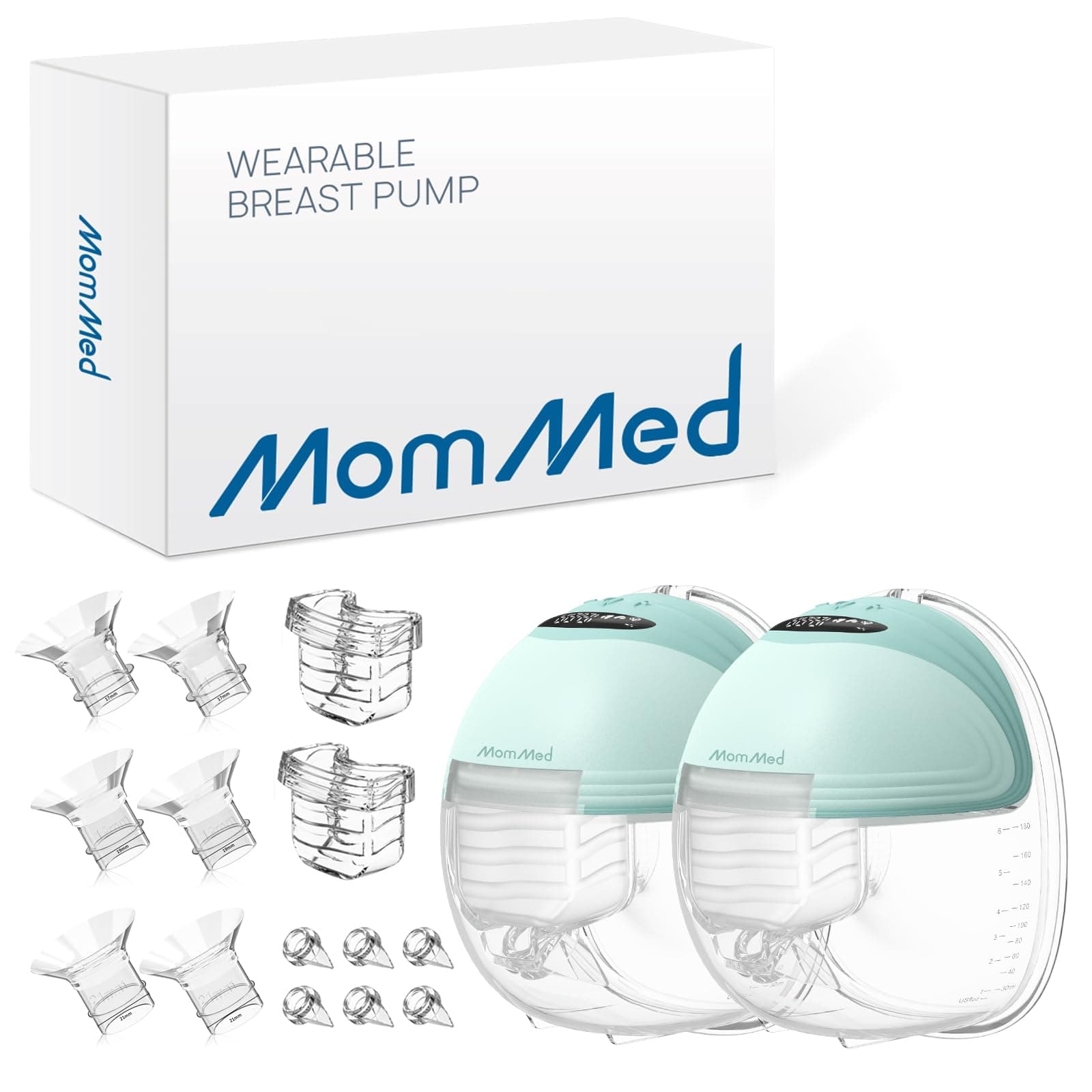 MOMMED Milchpumpe Elektrisch Tragbar mit 3 Modi und 12 Leistung 😍🤱