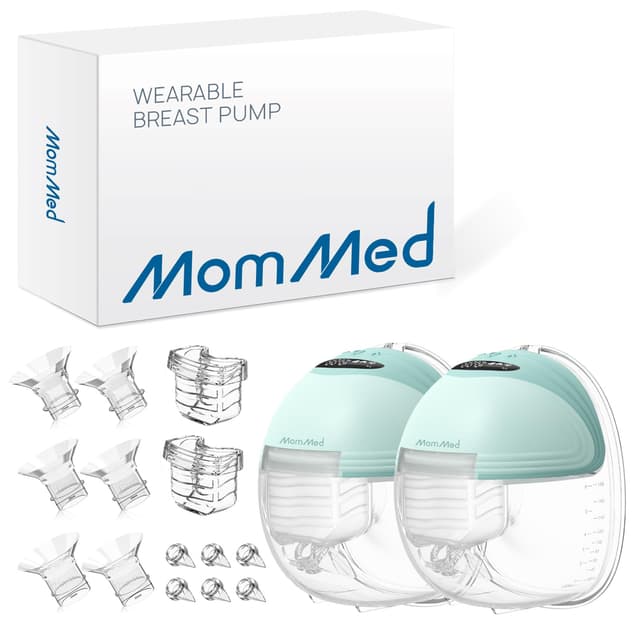 MOMMED Milchpumpe Elektrisch Tragbar mit 3 Modi und 12 Leistung 😍🤱
