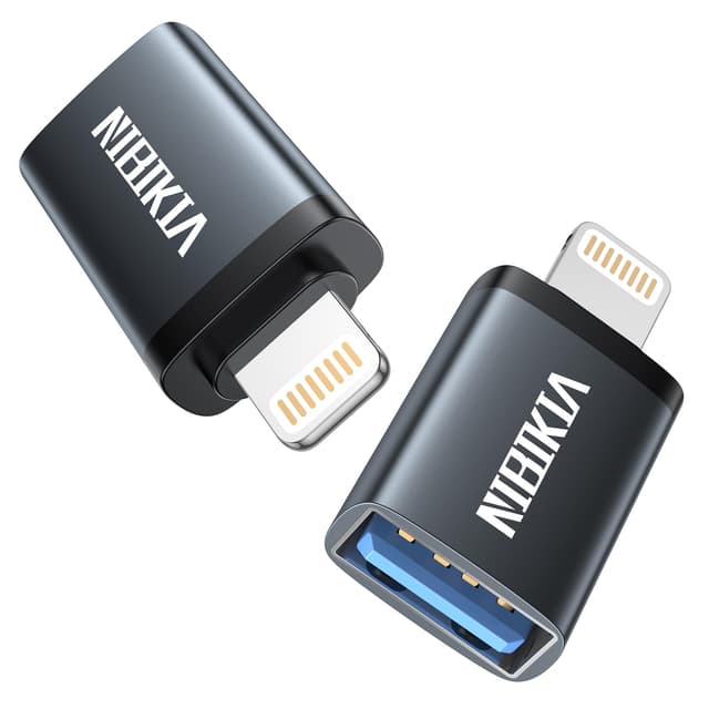 🌟 Blitzangebot! Lightning auf USB Adapter, 2er Pack iPhone USB Stick Adapter 📱🔌
