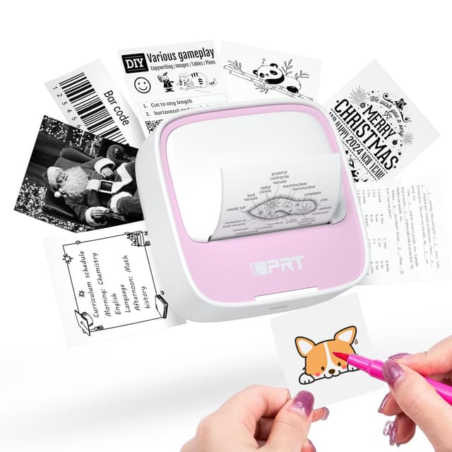 🌟 iDPRT Mini Tragbarer Aufkleber Drucker Thermodrucker 🌟