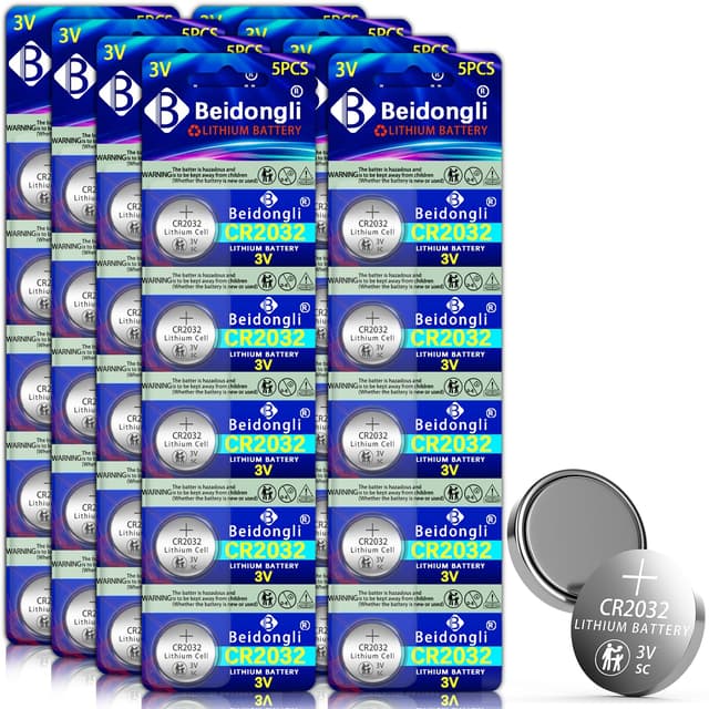 CR2032 3V Lithium Knopfzellen - 40 Stück 🔋【5 Jahre Garantie】