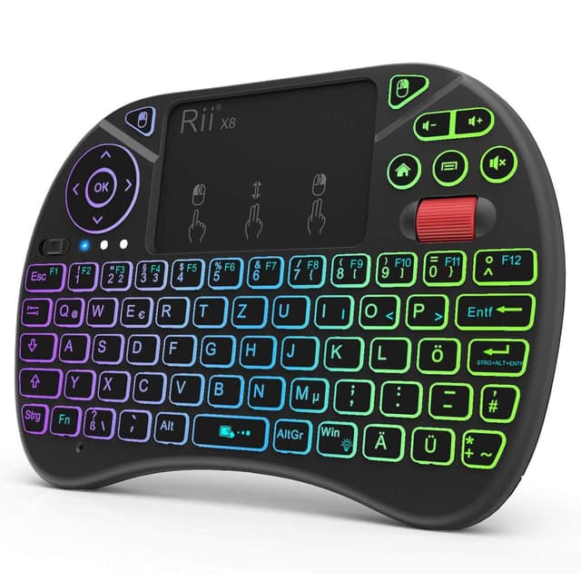 🌟 Super Angebot! Rii Mini Tastatur Mit Touchpad 🌈🖱️