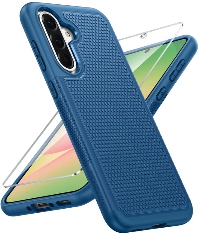 📱 FNTCASE Samsung Galaxy A56-5G Hülle: Robuste Stoßfest Schutzhülle mit rutschfester Rückseite