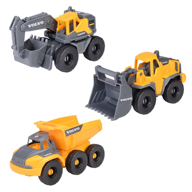🚧 Dickie Toys - Volvo Baustellenfahrzeuge ab 3 Jahre 🚜