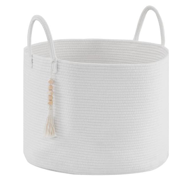🌟 YOUDENOVA Wäschekorb Geflochten Groß 65L - Aufbewahrungskorb für Wohnzimmer & Kinderzimmer 🧺