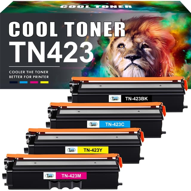 🌟 Mega Deal! TN423 Tonerkartusche 4er-Pack - Kompatibel für Brother Drucker