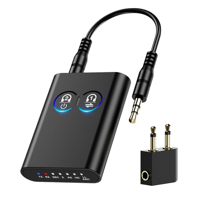 ORIA Bluetooth Adapter Klinke 2 in 1 Bluetooth 5.2 Transmitter Empfänger 🎧🔊