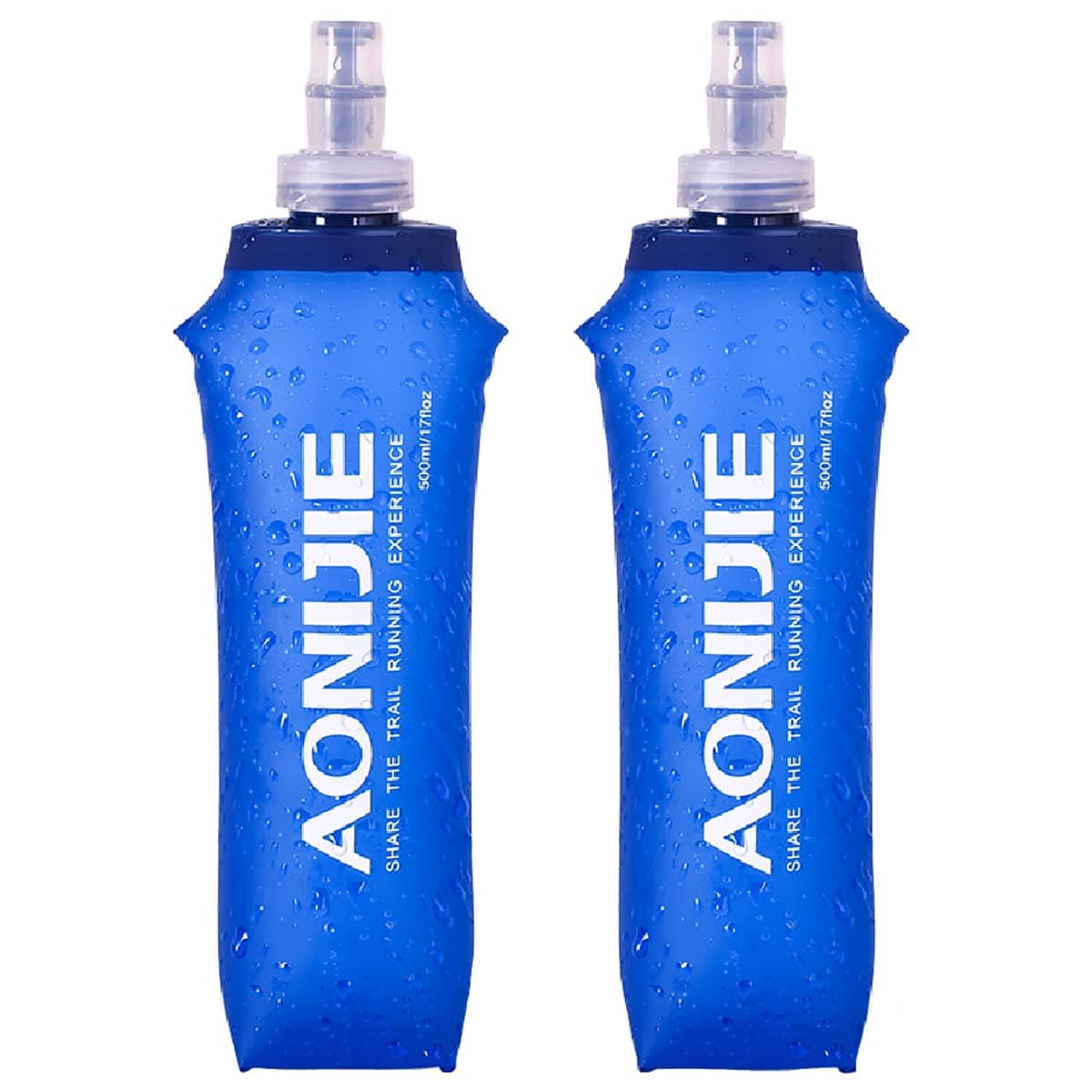 Azarxis TPU Faltbarer Soft Flask - 2 Stück 💦🚴